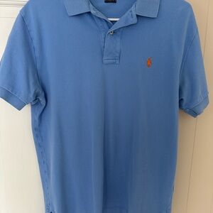 Ralph Lauren Men's Light Periwinkle Blue Polo Shirt